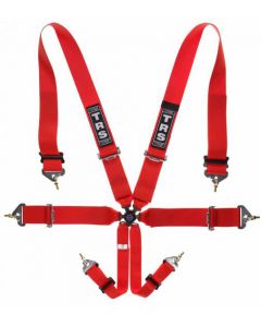 TRS Magnum 6 Point FIA Harness-RED
