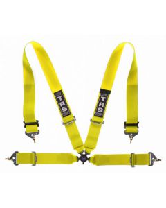TRS Magnum 4 Point FIA Harness-YELLOW