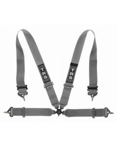 TRS Magnum 4 Point FIA Harness-Grey