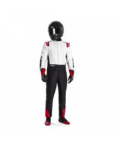 Sparco X Light Kart Suit-BLACK/WHITE/RED-44